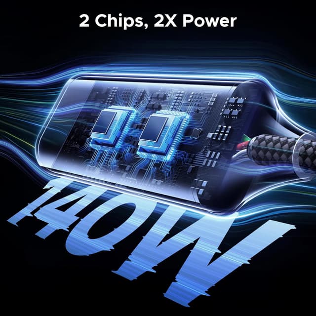 Thumbnail 5 de UGREEN 2-in-1 USB C Dual 140W 2m cable