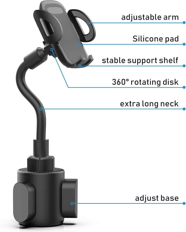 Detalle de Cup Holder Phone Mount 12.6 in