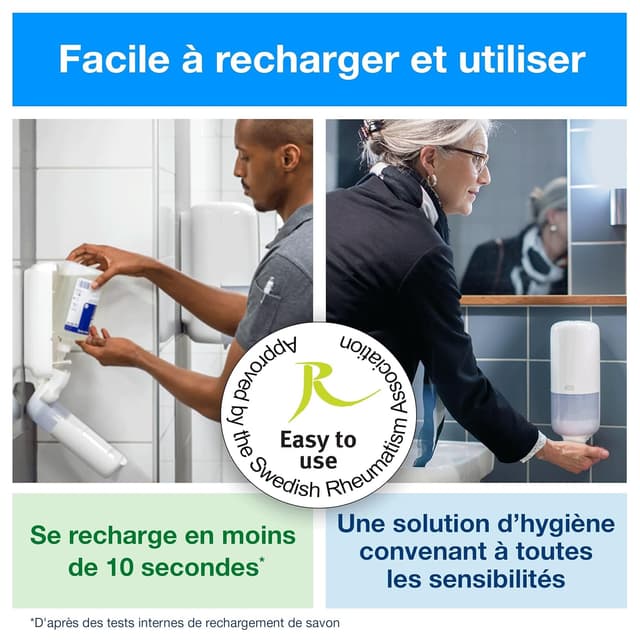 Detalle de Tork Luxury Savon liquide S1 parfum fleuri 1000 ml (magnolia) 420911