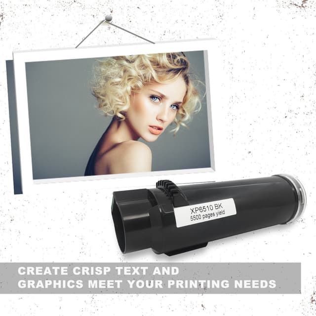 Detalle 2 de VICTORSTAR kompatible Xerox 6510/6515 Toner-Patronen (4 Farben, Black + CMYK) mit hoher Reichweite