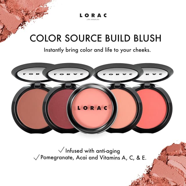 Detalle 2 de LORAC Color Source Buildable Blush anti-aging makeup ๐