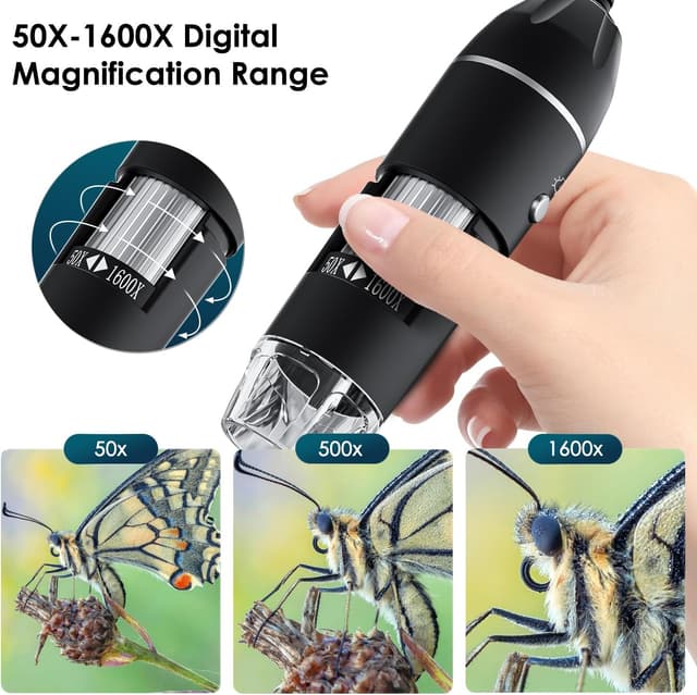 Thumbnail 2 de SKYBASIC microscopio digitale 50x-1600x