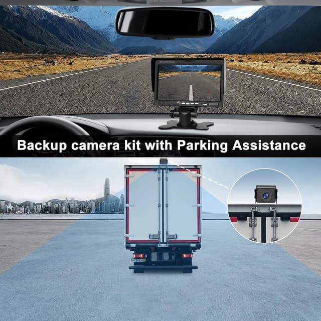 Thumbnail 4 de Kairiyard Car Reversing Camera Kit 7 Inch