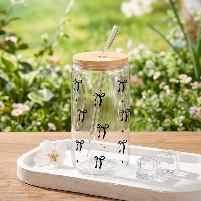 Detalle de Giftota Geburtstagsgeschenk-Set für Frauen in schwarzer Schleifen-Geschenkbox mit Duftkerze, Badebombe und Beauty-Accessoires