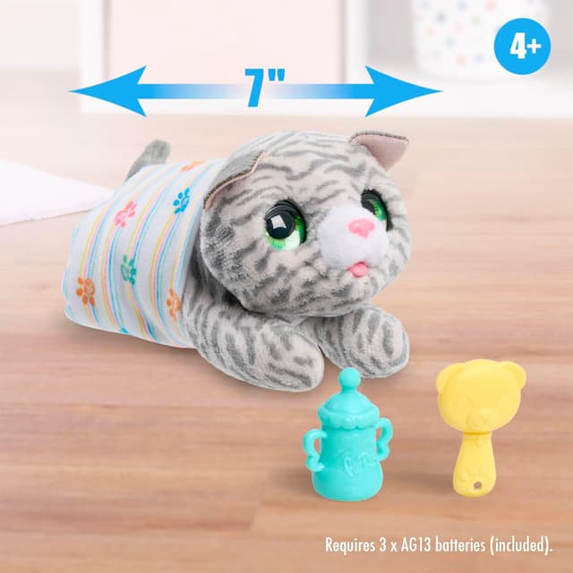 Thumbnail 3 de FurReal Chaton interactif Petit chat peluche