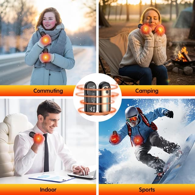 Thumbnail 4 de Eyoushow Hand Warmers 3000mAh 2-Pack