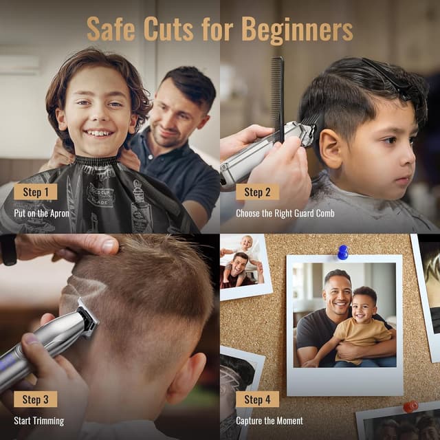 Thumbnail 3 de Jack&Rose Hair Clippers and Trimmers Set USB Rechargeable 💈