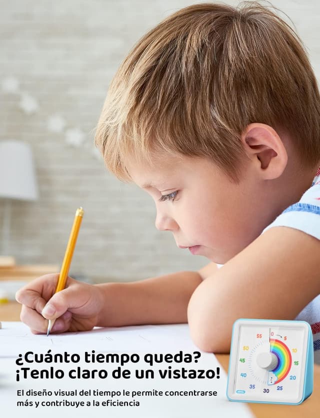 Detalle de LIORQUE Temporizador Visual 60 minutos