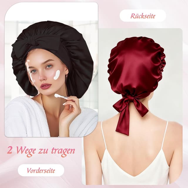 Thumbnail 2 de Seidenhaube Satin 2er Set