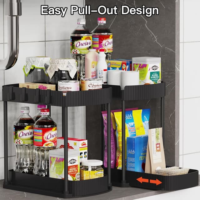 Detalle 2 de Ukeetap Multi-Purpose Pull-Out Organizer 12.8" 🚪