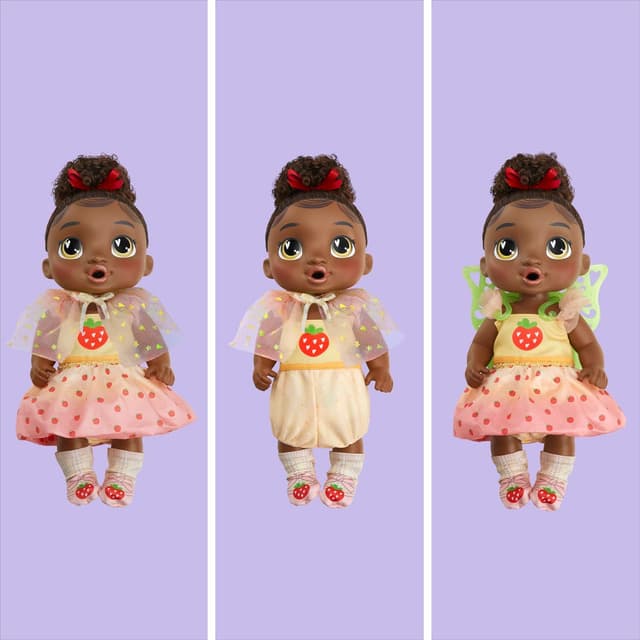 Detalle de Baby Alive Fairy Fashions Berry Boo Doll (11 Inches) with Clothes & Accessories