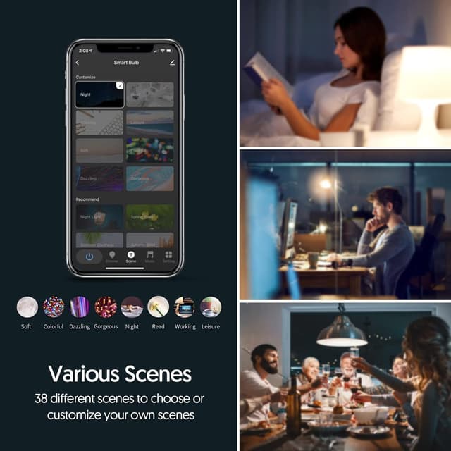 Thumbnail 4 de Avatar Controls Smart Bulb Alexa Light Bulbs