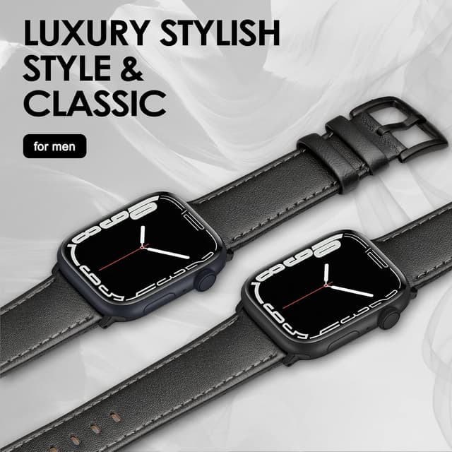 Thumbnail 4 de Tuocal Genuine Leather Apple Watch strap 6.1–8.0in