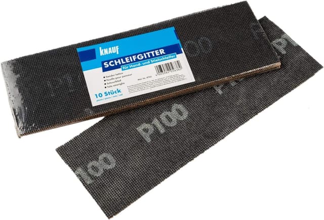 Detalle de Knauf 4703 : grille de ponçage pour ponceuse à main noire, adaptable et remplaçable