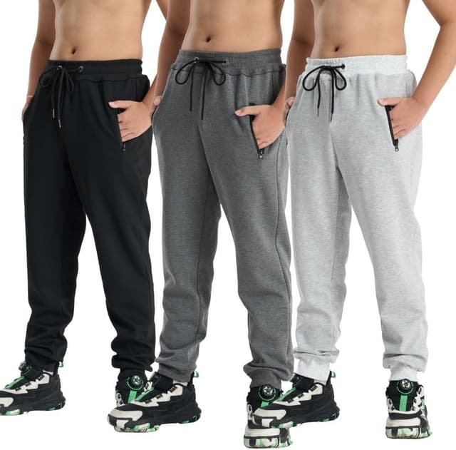 Thumbnail 6 de 3er-Pack Jungenhose: Jogginghose & Loose Freizeithose mit Stretch – für Herbst und Winter