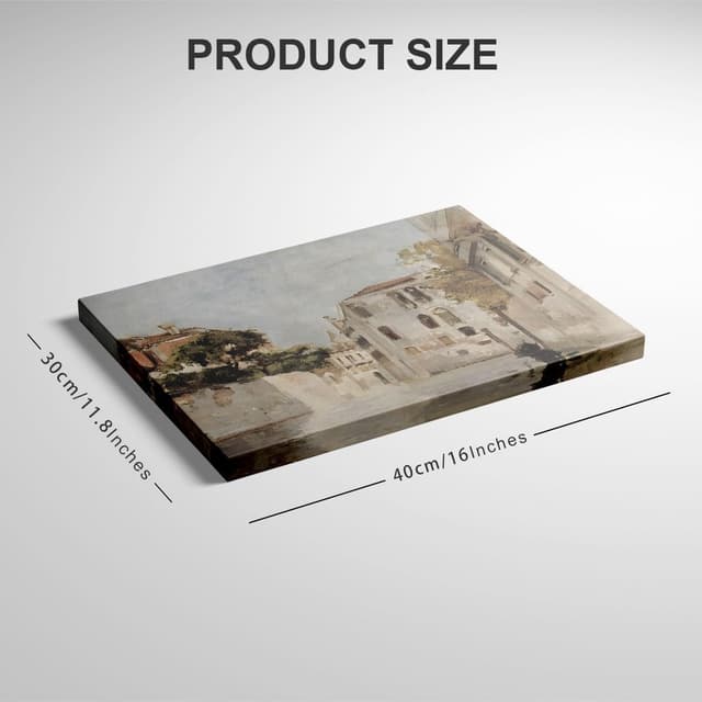 Detalle de prinfantasy Framed Canvas Wall Art (40cm x 30cm) – One Piece Bedroom, Living Room & Kitchen Decor Print