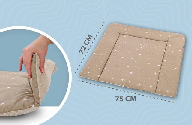 Thumbnail 2 de Colchon cambiador 75x72 cm algodón impermeable 👶