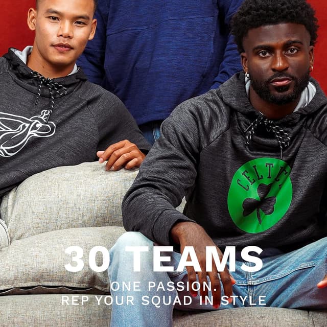 Detalle de Holloway NBA Poly Fleece Hoodie – Team Icon