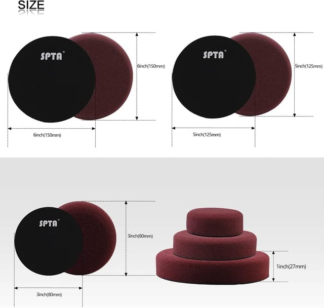 Detalle 1 de SPTA Poliermaschine mit 1200 Watt für Auto