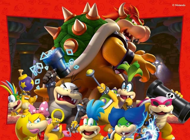 Detalle 1 de Ravensburger Super Mario – Coffret 4 puzzles pour enfants dès 3 ans (72 pièces, 19 x 14 cm)