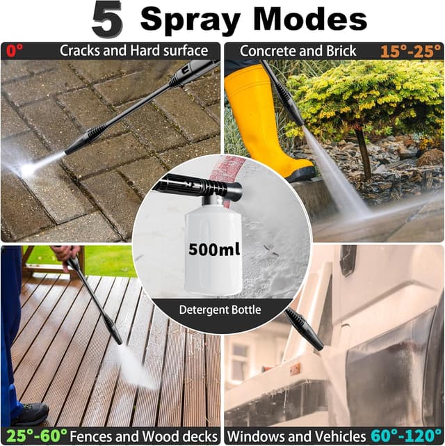 Thumbnail 2 de Pressure Washer with Hose Reel for Cars & Patios
