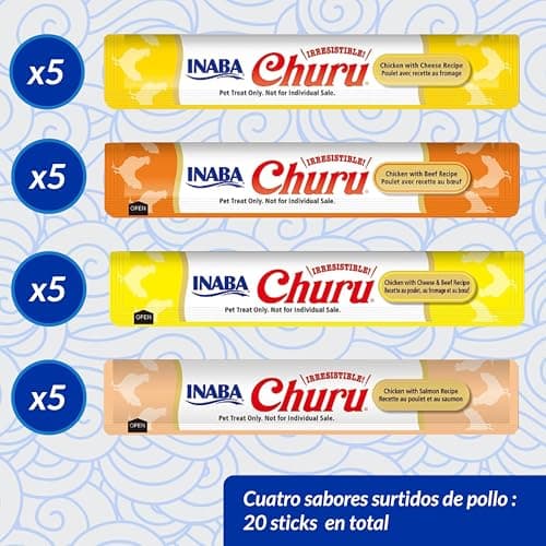 Detalle 1 de INABA Churu 20x14 g snacks gato