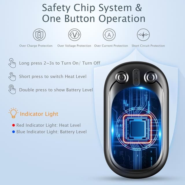 Thumbnail 4 de Dwelilin Calentador de Manos Recargable 12 horas