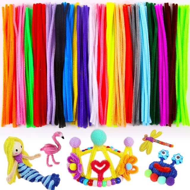 Imagen de Bundooraking 200pcs Pipe Cleaners Craft Supplies 🎨 en OfertitasTOP