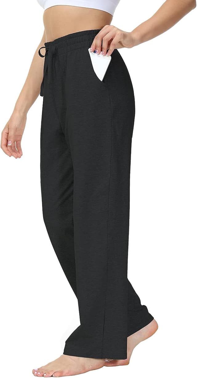 Thumbnail 2 de HMIYA Jogginghose Damen Baumwolle Freizeithose