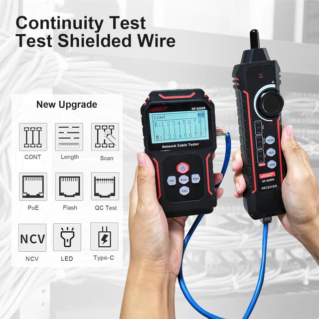 Thumbnail 1 de NOYAFA NF-8209S tester cavi rete 500 m 📡