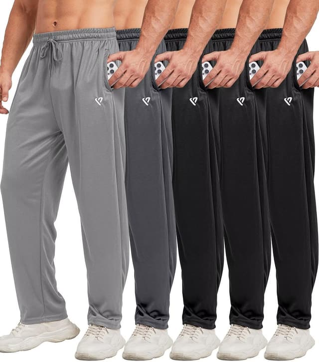 Detalle de lomsoe 5-Pack mesh sweatpants, running joggers