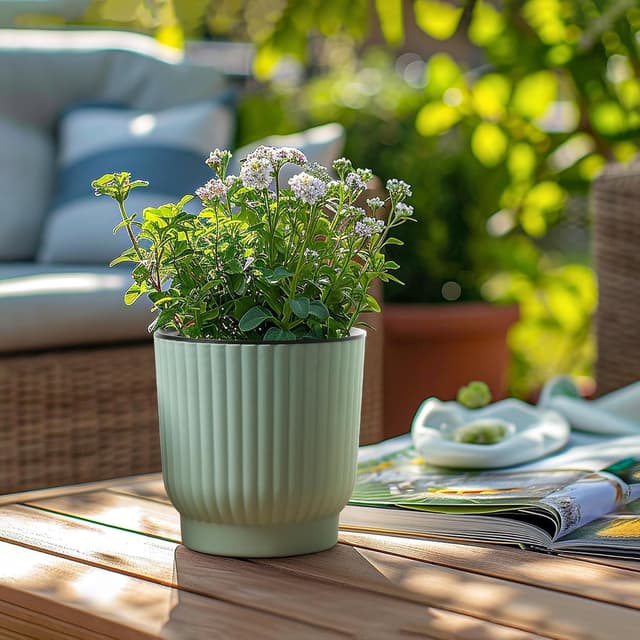 Thumbnail 6 de T4U 11.5cm Self Watering Plant Pots