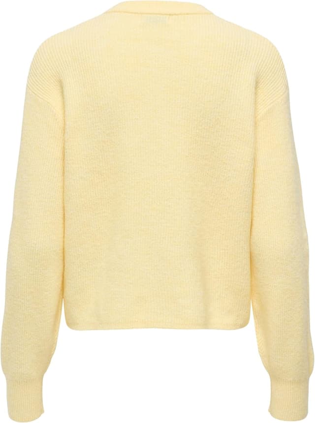 Detalle de JDY Damen Jdylumi Life Longsleeve-Cardigan mit Rundhalsausschnitt und Knopfleiste (1er Pack)