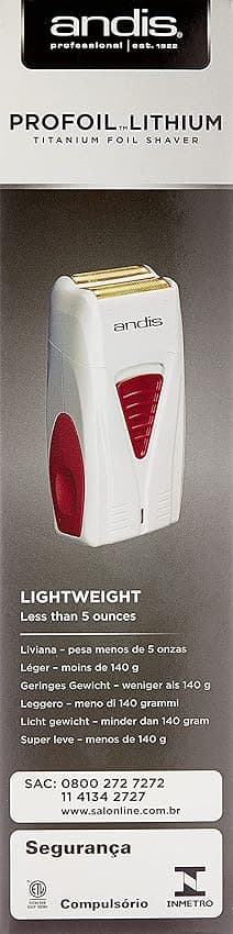 Thumbnail 5 de Andis TS-1 Pro-Foil afeitadora inalámbrica de titanio