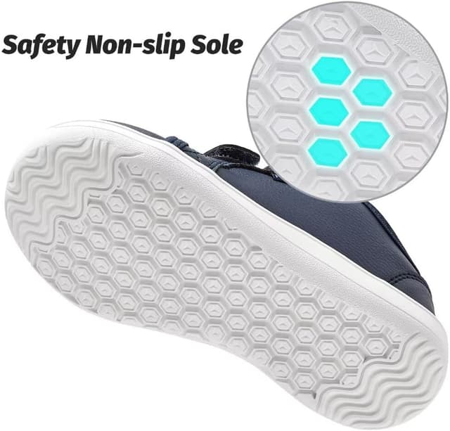 Detalle 1 de HOBIBEAR Kids wide barefoot shoes for boys & girls – minimalist school, trail and walking trainers