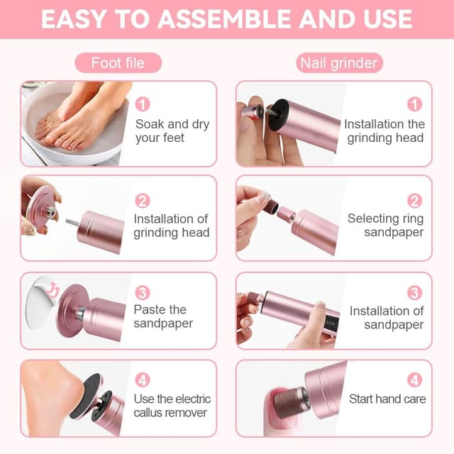 Thumbnail 6 de ACWOO Electric Foot File 6‑Speed