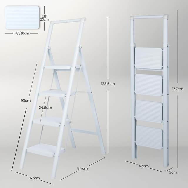 Detalle de UZIRO Scaletta 4 gradini in acciaio