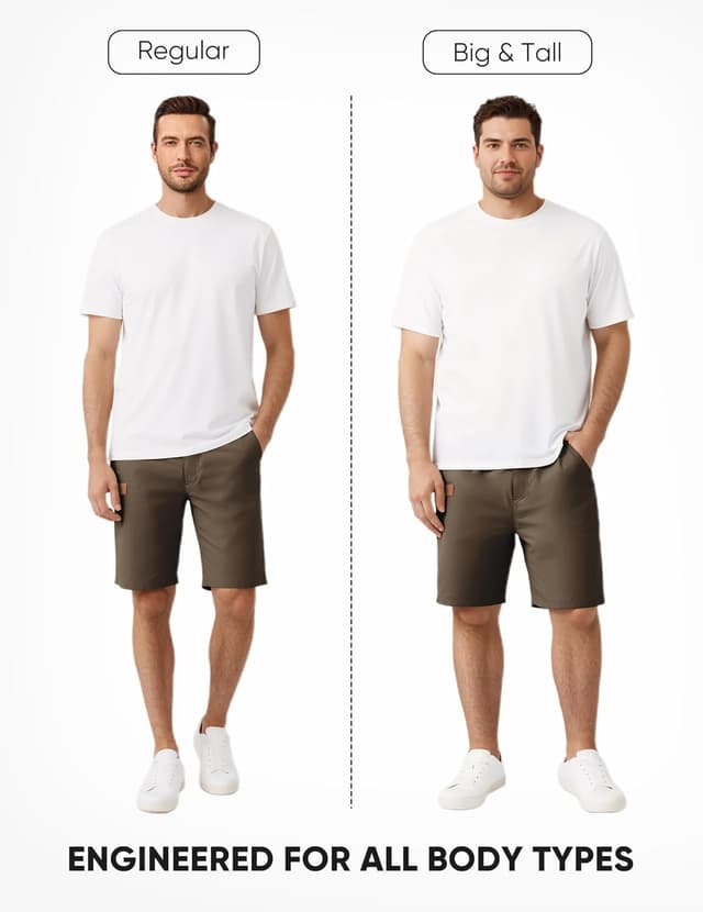 Thumbnail 4 de JMIERR Mens Casual Shorts cotton drawstring