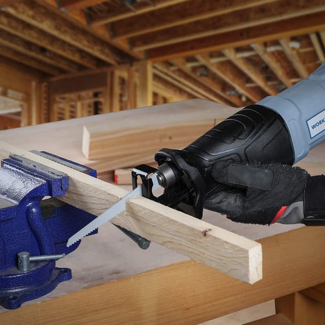 Thumbnail 6 de WORKPRO 710W Reciprocating Saw with Variable Speed, Tool-Free Blade Change (4 Blades, 20 mm Stroke)