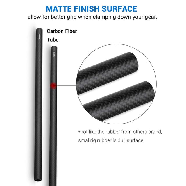 Thumbnail 2 de SMALLRIG 851 15mm Kohlefaserstangen 30cm