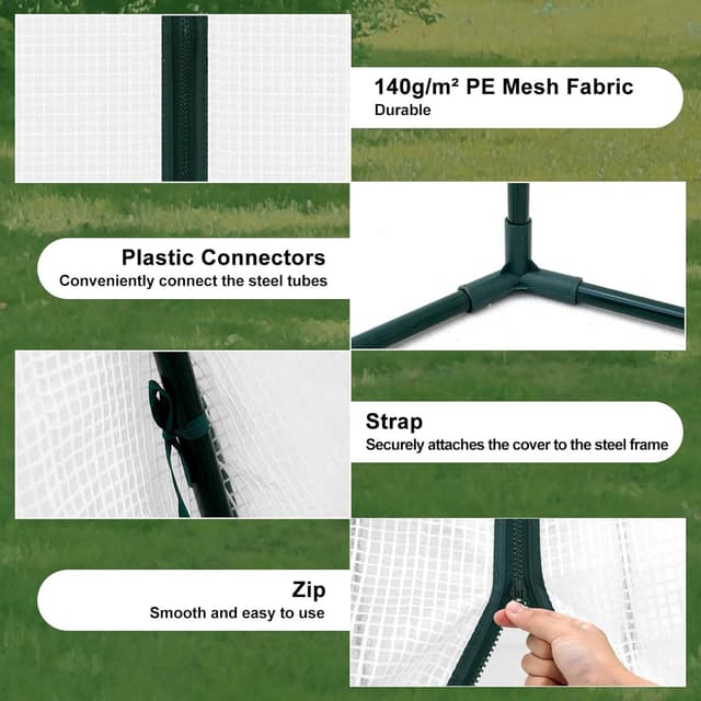 Thumbnail 2 de WOLTU Invernadero Pop Up 240x200x200 cm