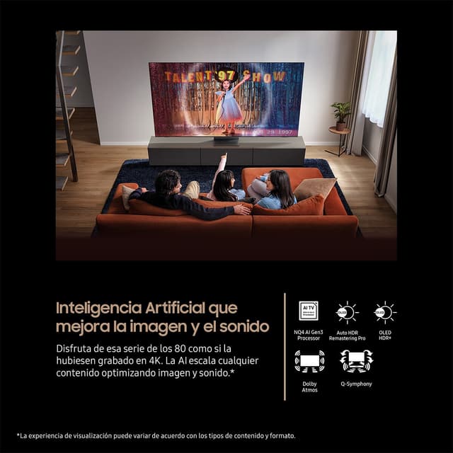 Thumbnail 2 de Samsung TQ77S93FAEXXC TV OLED 77" 4K Vision AI PANTONE Reacond. Grado B