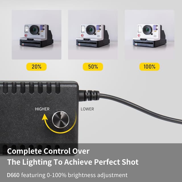 Thumbnail 4 de RALENO Fotobox 60x60 cm Lichtbox für Produktfotos