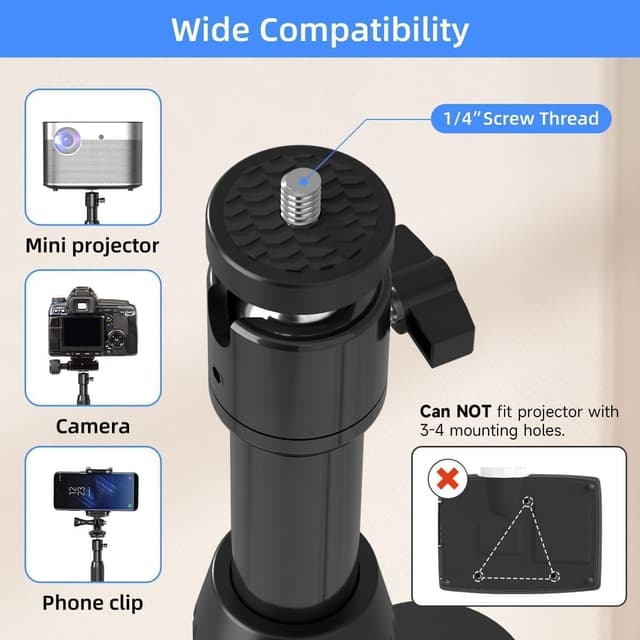 Thumbnail 5 de suptek Projektorständer 360° schwenkbar