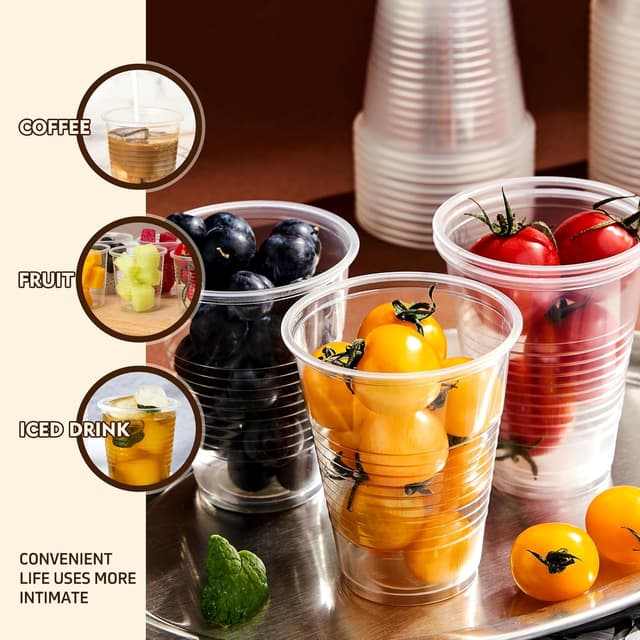 Detalle de YEEHAW 9 oz Plastic Cups 500-Pack 🥤