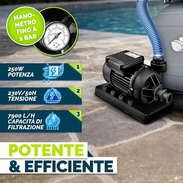 Thumbnail 3 de Tillvex Pompa Filtro Piscina 7900 L/h