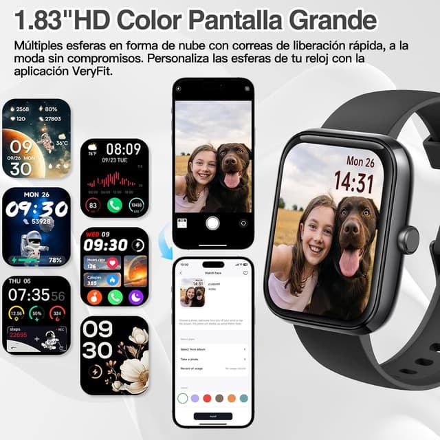 Thumbnail 6 de Konitee Smartwatch 1,83" con llamadas Bluetooth