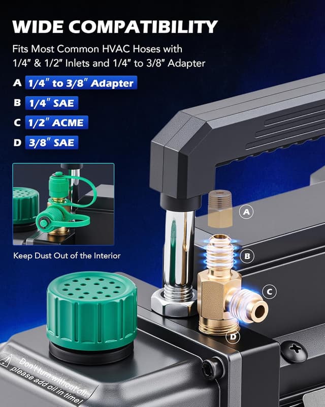 Thumbnail 4 de Orion Motor Tech 4.5 cfm Vacuum Pump