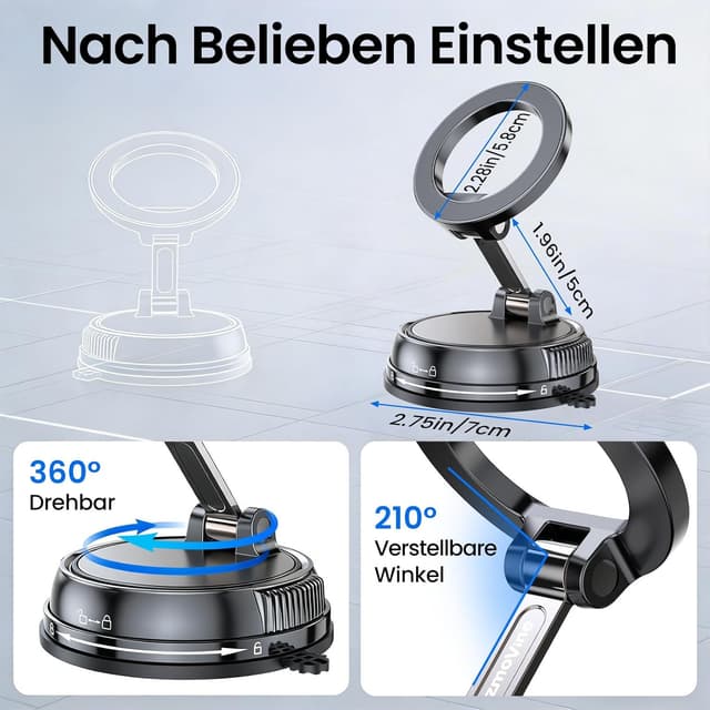 Thumbnail 6 de Moeila Magnetische Autohalterung 35KG 360°