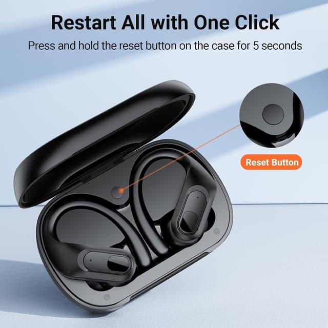 Detalle 1 de occiam 96Hrs Bluetooth Earbuds with Earhooks